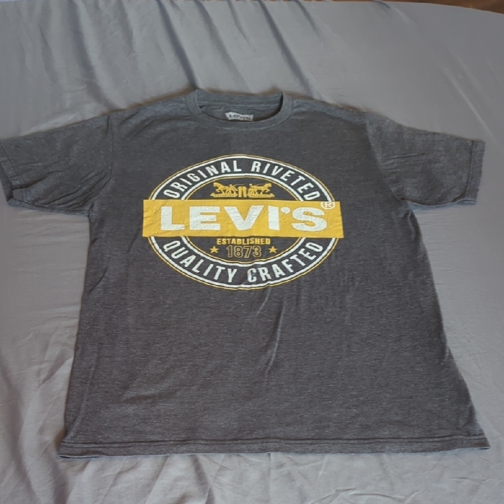 Levi's Gray Graphic T-Shirt for Men